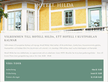 Tablet Screenshot of hotellhilda.se